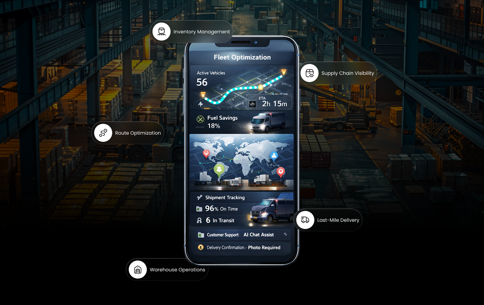 Top 5 Ways AI and Mobile Apps are Transforming Global Supply Chain Management
