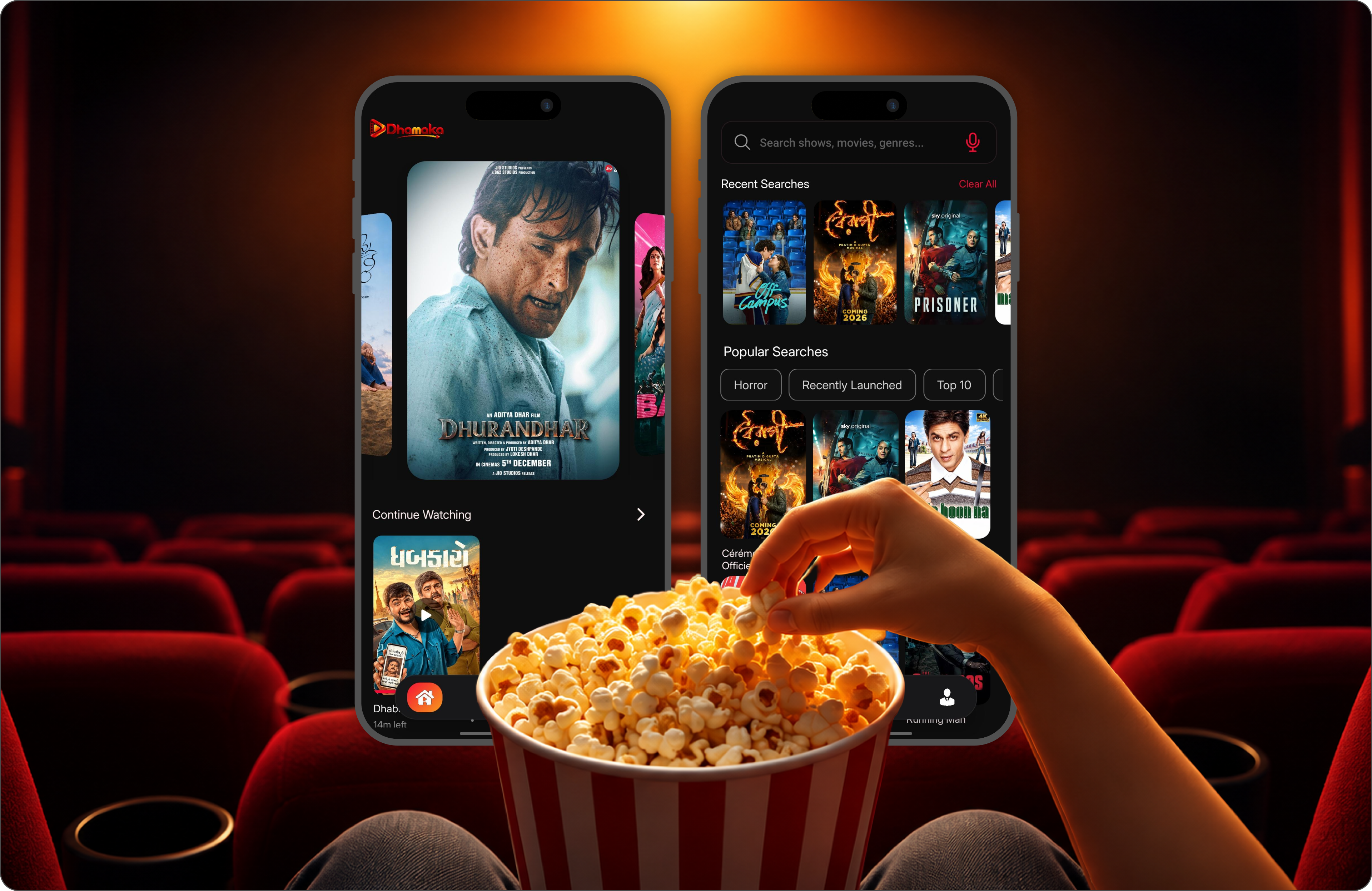 Dhamaka — Multi-Platform OTT Streaming Platform 